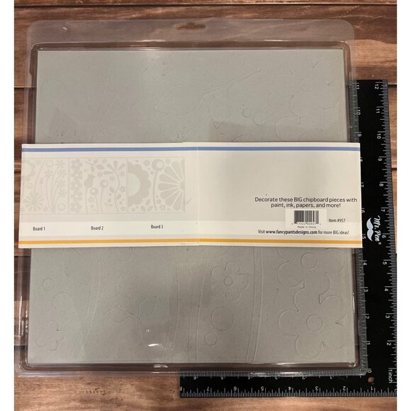 Fancy Pants Designs Biggest Board Chipboard Wild Flowers 80 Pieces 957 - Picture 2 of 4